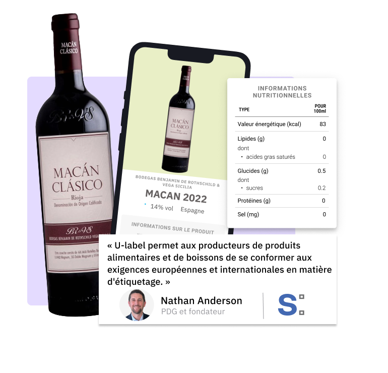 U-label E-Label Mockup