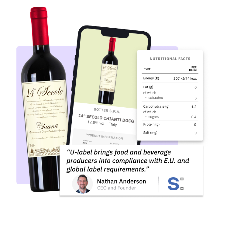 U-label E-Label Mockup